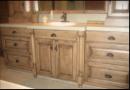 Painted and distressed vanities